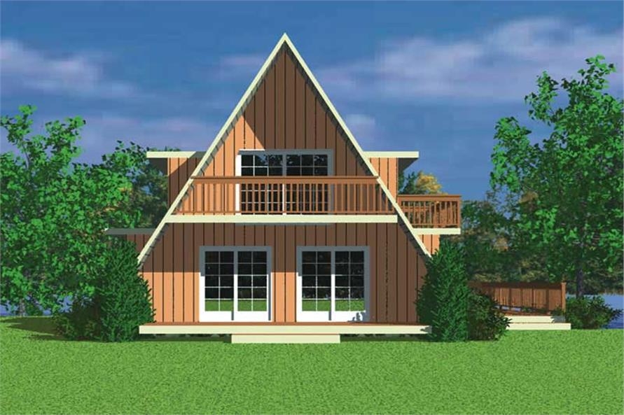 A Frame Home Plan 3 Bedrms 2 Baths 2054 Sq Ft 137 1205