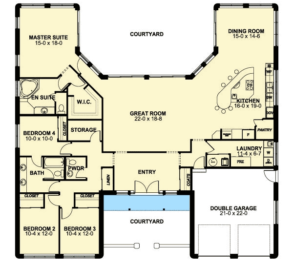 Adobe Style House Plan With ICF Walls 6793MG Architectural Designs