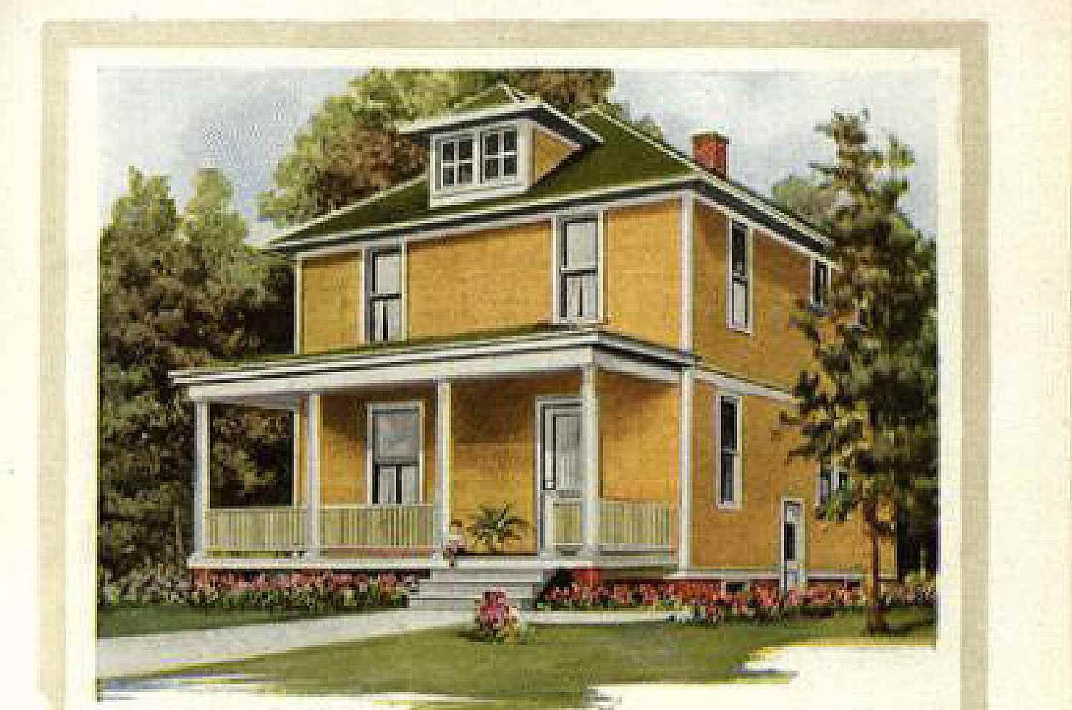 American Foursquare Catalog House Plans