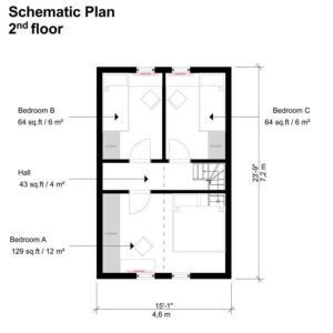 3 Bedroom Tiny House Plan - houseplans.weloveprintables