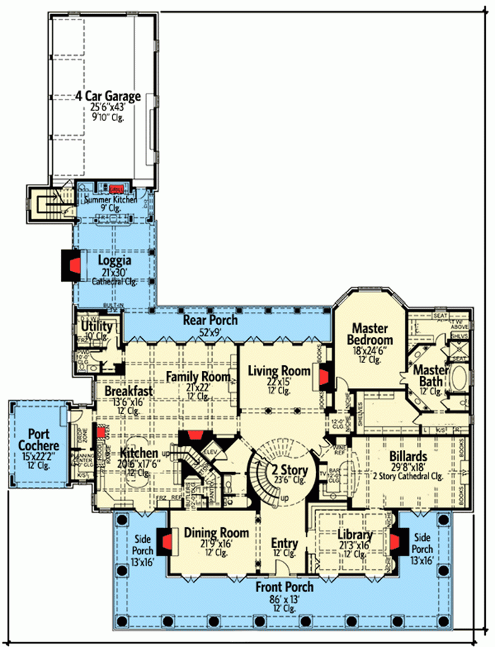 Antebellum Home Floor Plans Floorplans click