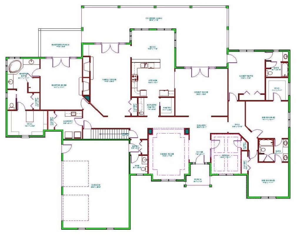 Awesome 6 Bedroom Ranch House Plans New Home Plans Design