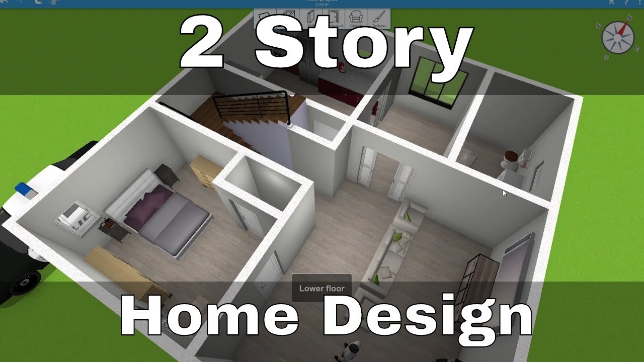 Awesome Two Story House Design Home Design 3D YouTube