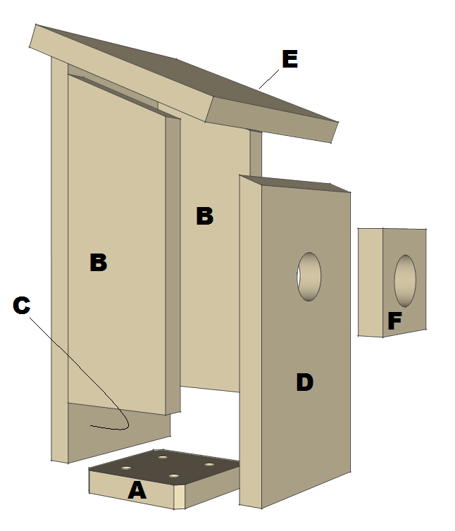 Bluebird House Plans Free PDF Download Construct101