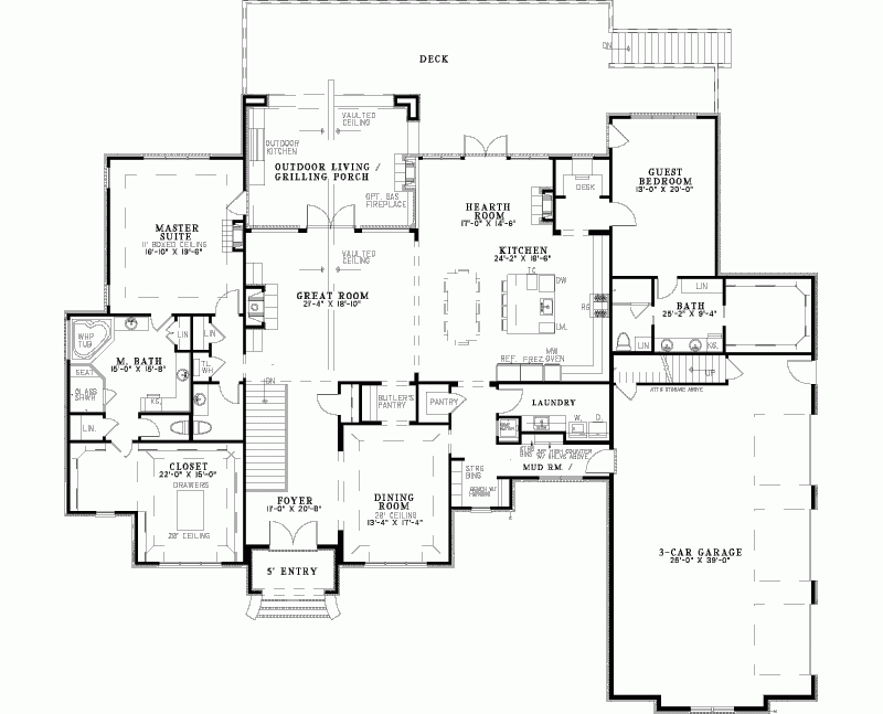 Bridgerstone Luxury Home Plan 055D 0934 Search House Plans And More