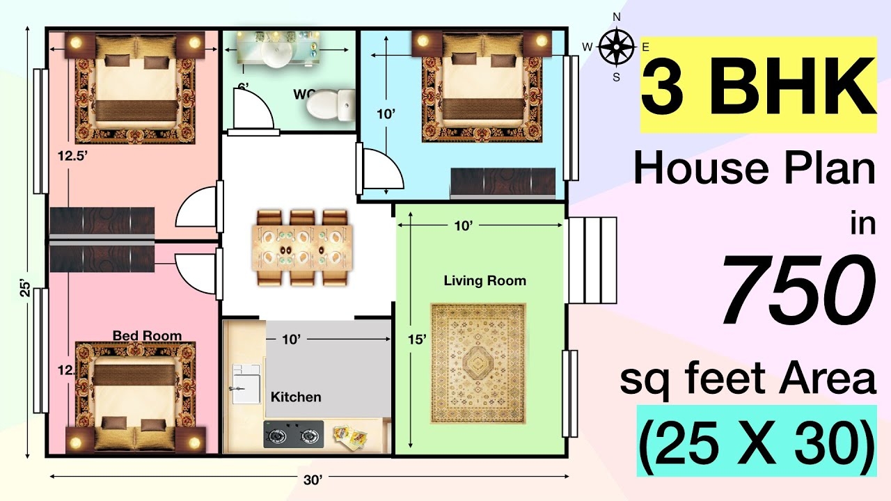 Building Plan For 750 Sqft Kobo Building