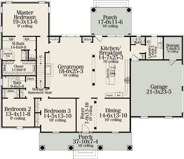 Classic American Home Plan 62100V Architectural Designs House Plans