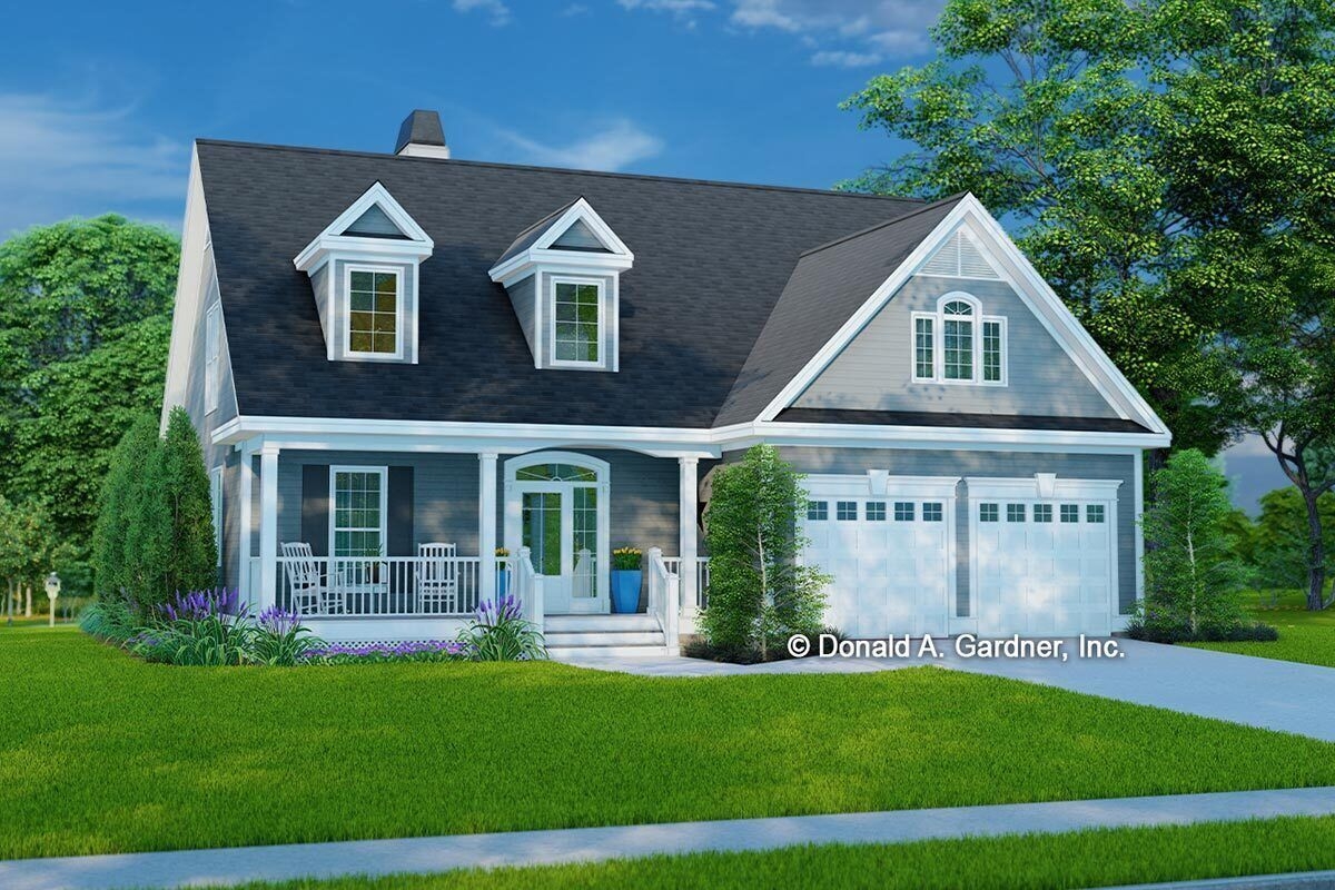 Classic Cape Cod Home Plan With First Floor Master Suite 444005GDN 