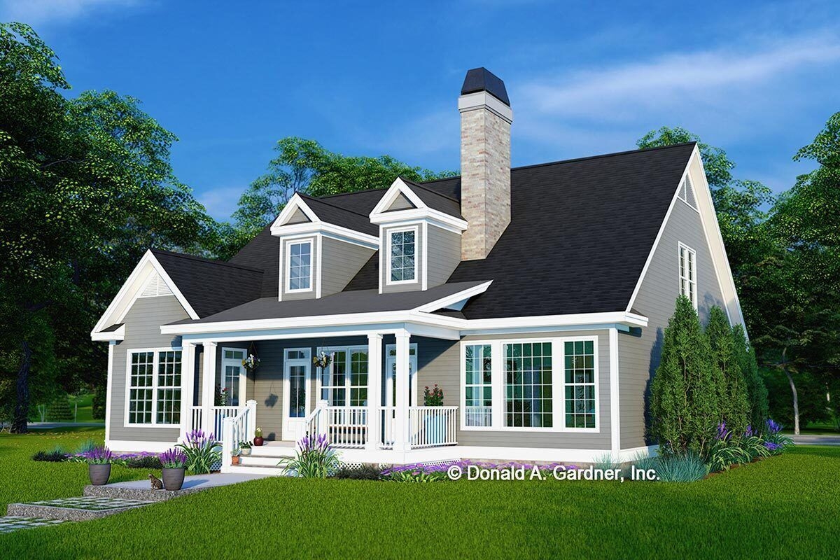 Classic Cape Cod Home Plan With First Floor Master Suite 444005GDN