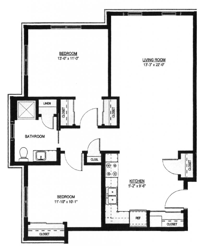 Cool 2 Bedroom One Bath House Plans New Home Plans Design