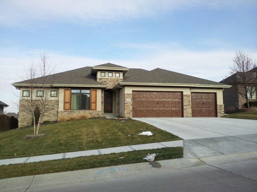 Custom Home Traditional Exterior Omaha By Advanced House Plans 