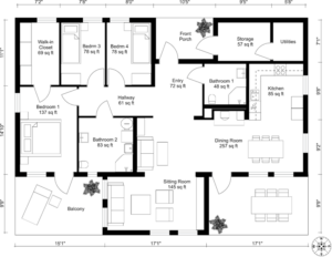 Floor Plan Inside Whole House Design - houseplans.weloveprintables