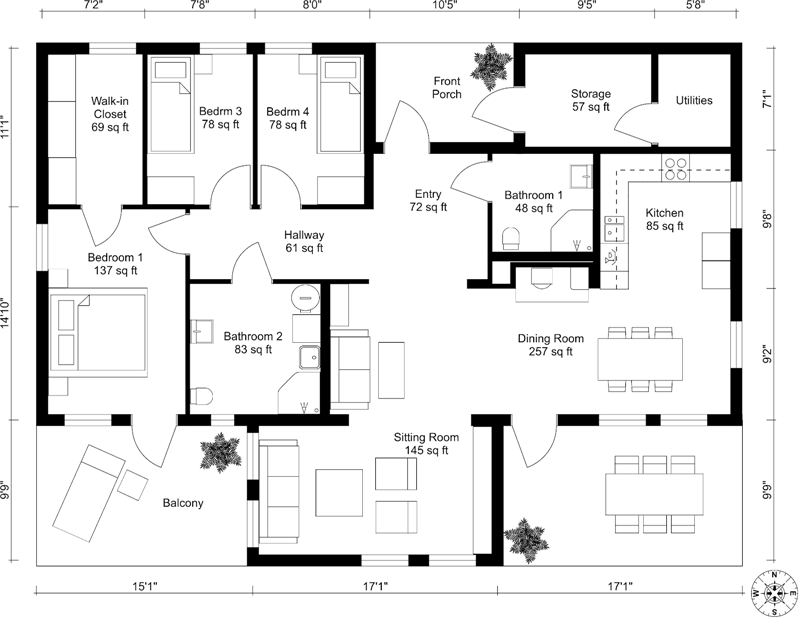 Design Your Own House Floor Plans RoomSketcher