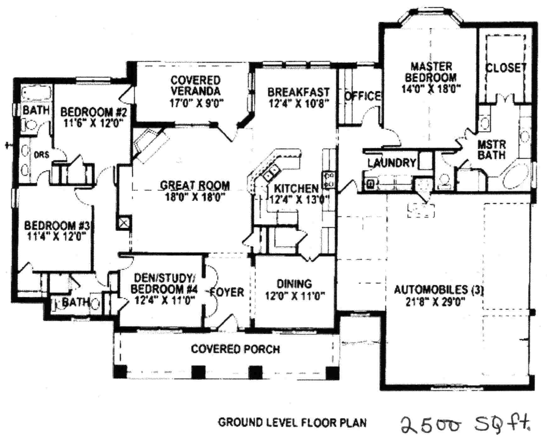 Exploring 2500 Sq Ft Open Concept House Plans House Plans