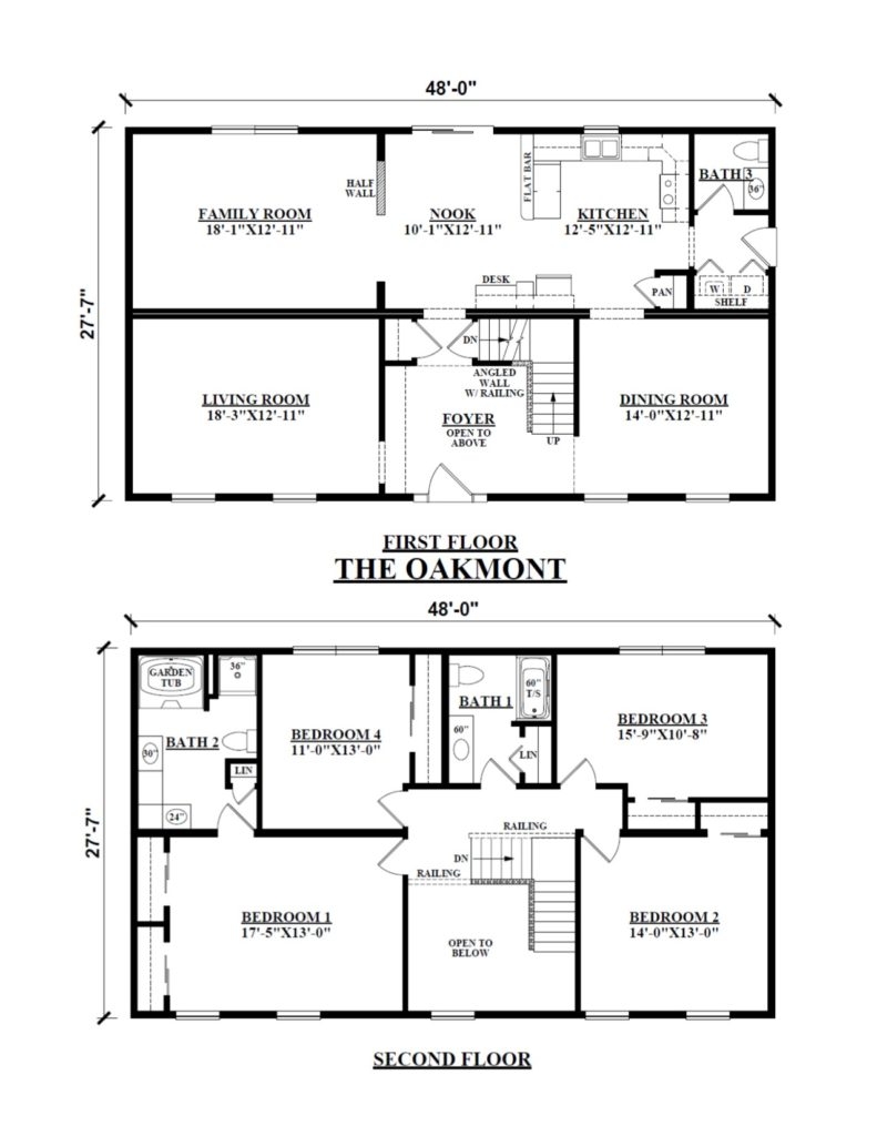 Exploring Two Story House Floor Plans House Plans