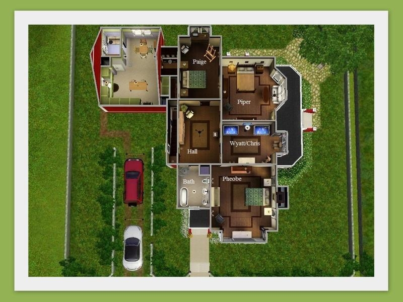 Floor Plan For The Charmed House
