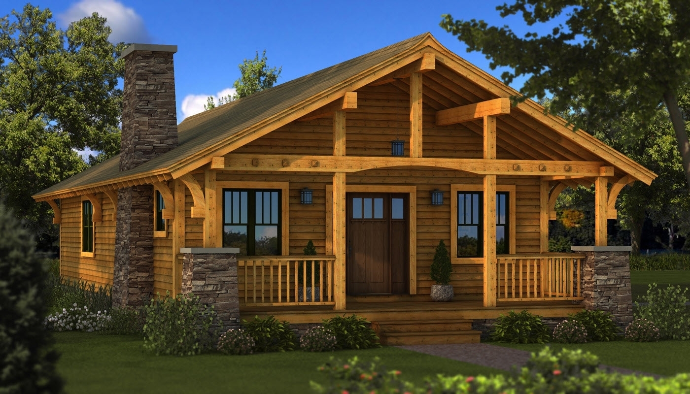 Floor Plan Log Cabin Homes With Wrap Around Porch Randolph Indoor And 