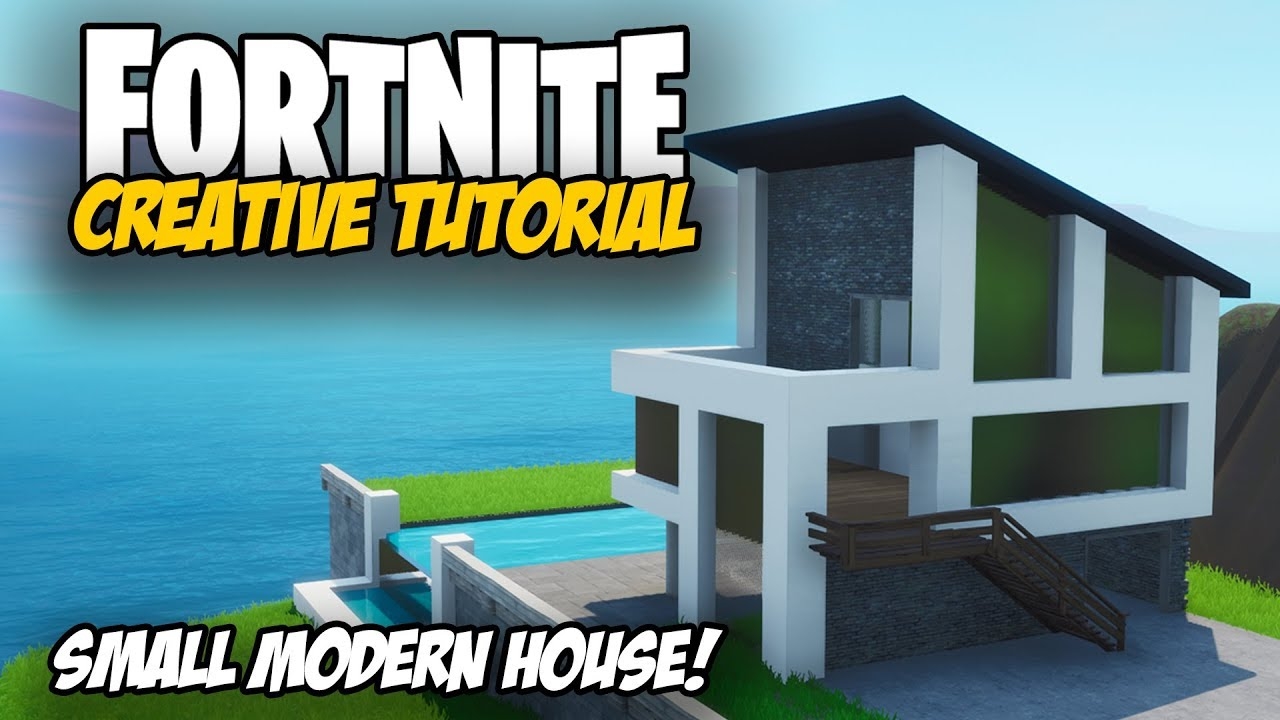 Fortnite Creative Tutorial Modern House Build YouTube