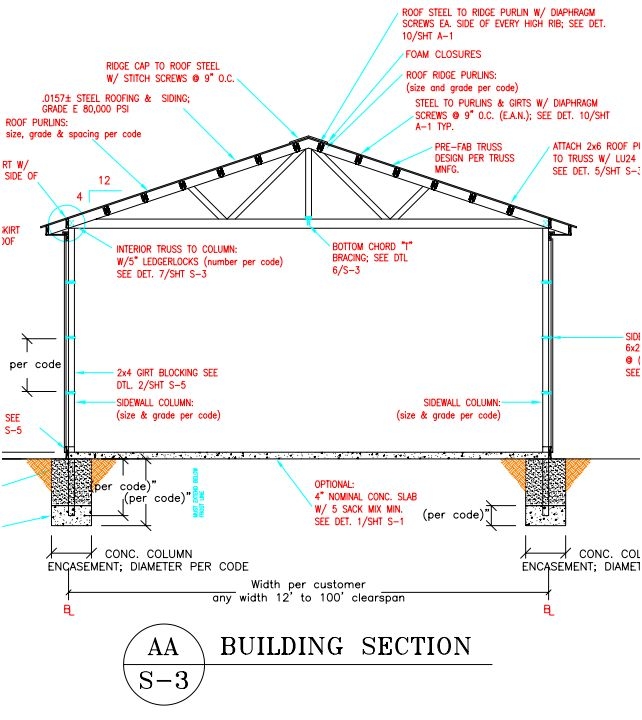 Free Pole Building Plans Archives Hansen Buildings