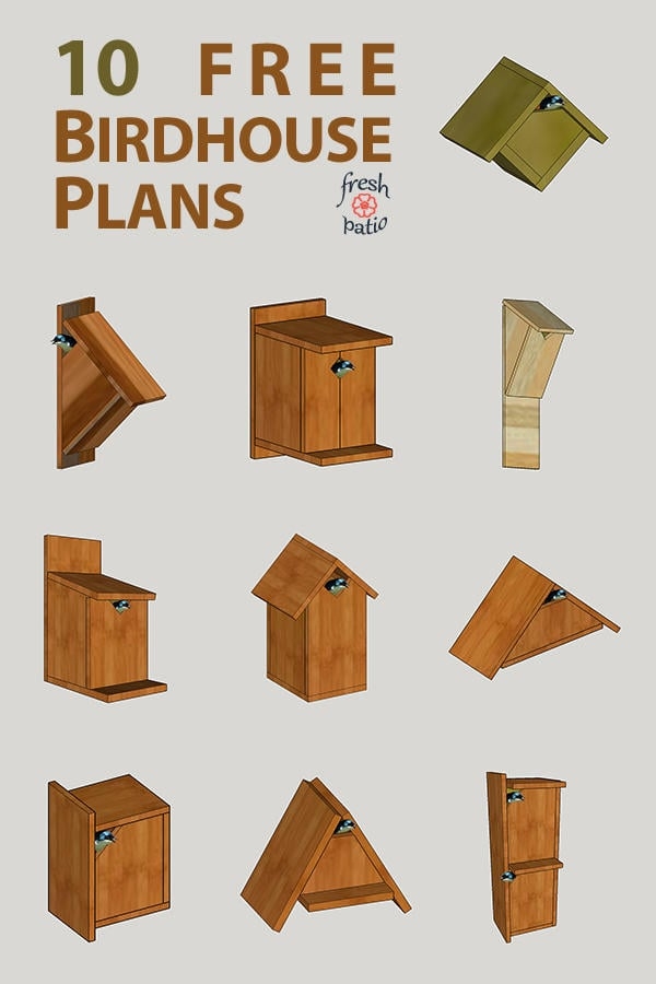 Free Printable Birdhouse Plans