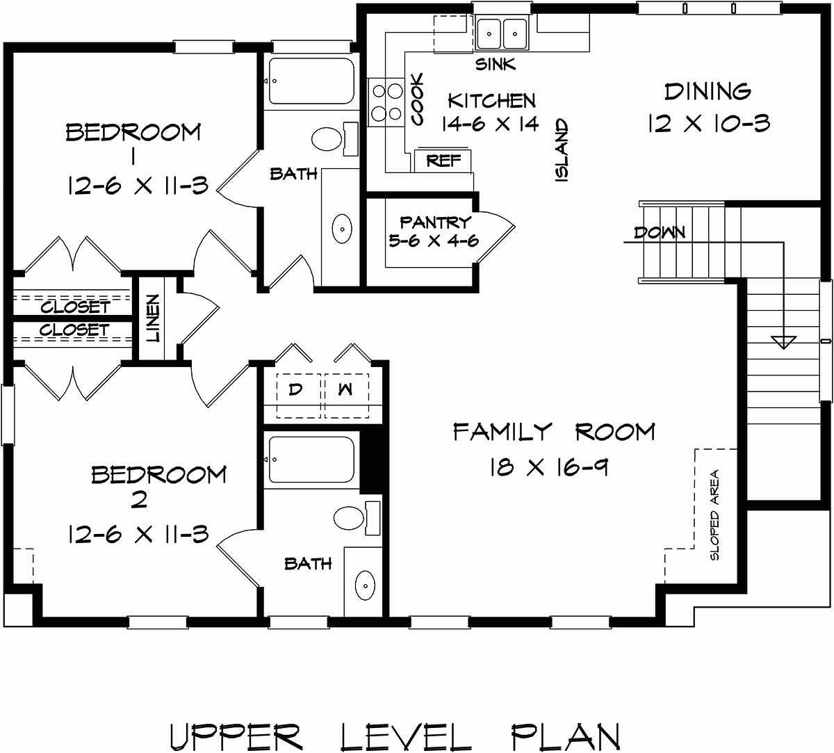 Free Simple Two Bedroom House Plans Many Of These Two Bed House 