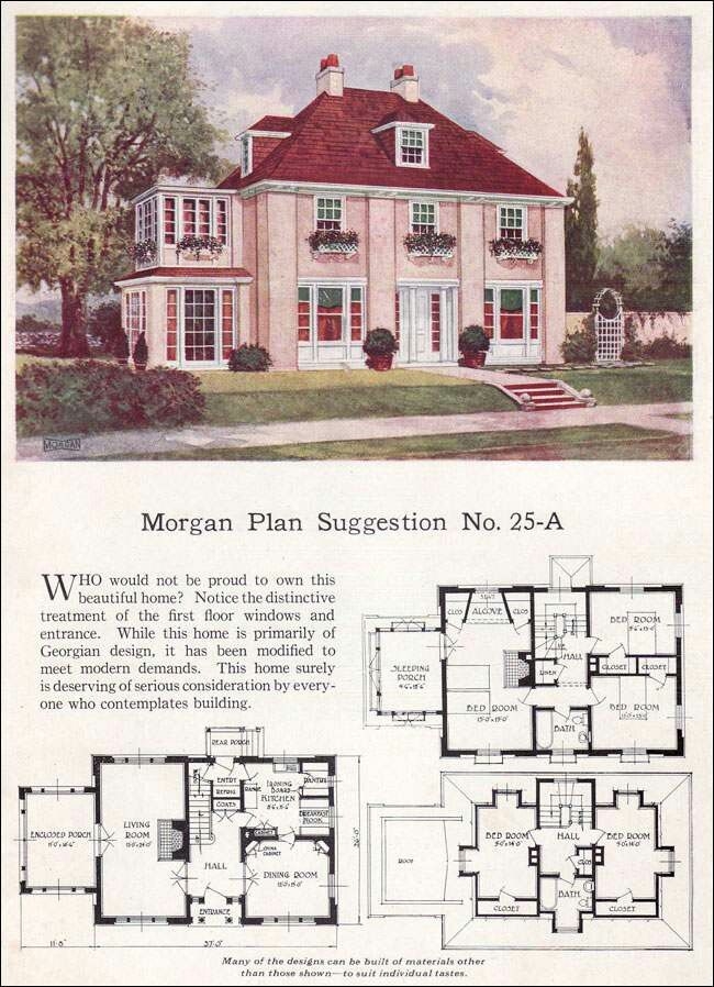 Georgian Colonial House Plans House Plans