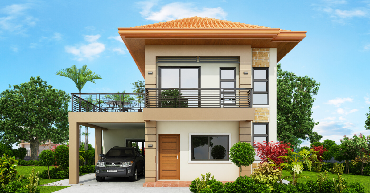Havana Two Storey House With Spacious Terrace Pinoy EPlans
