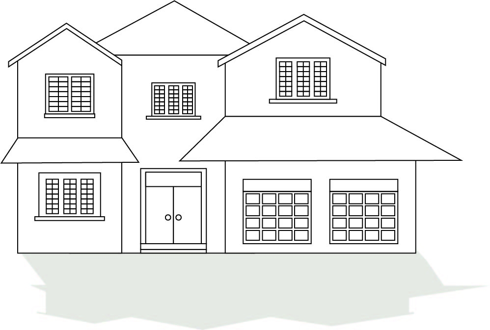 House Outline 10 Free PDF Printables Printablee
