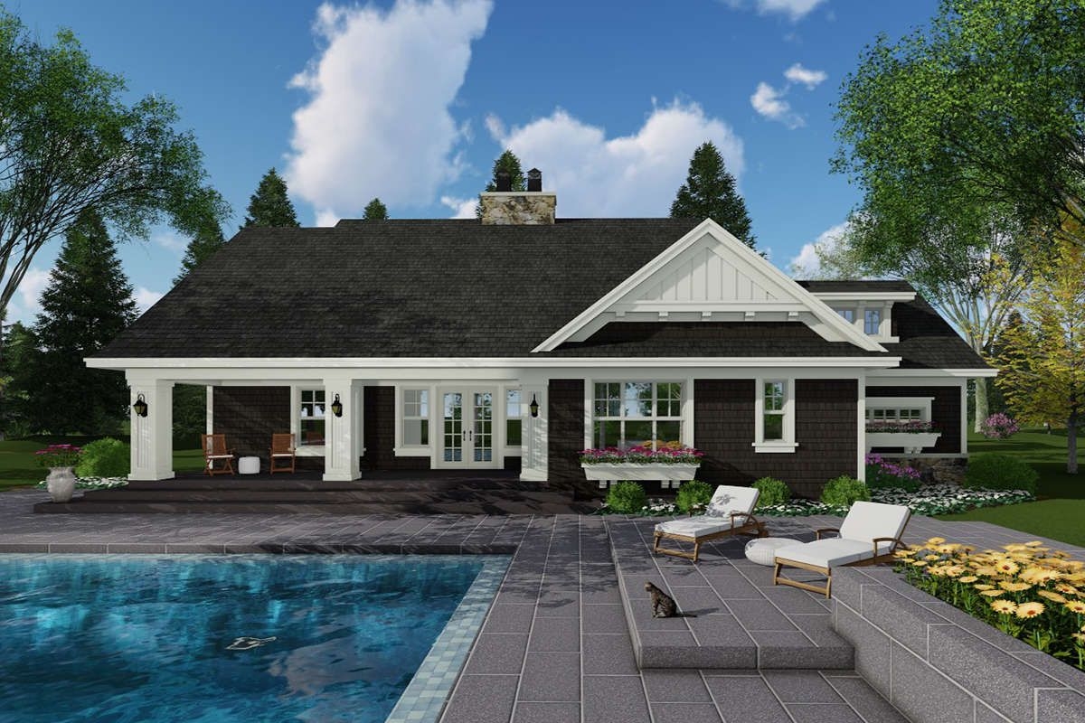 House Plan 098 00299 Craftsman Plan 2 500 Square Feet 3 Bedrooms 2 