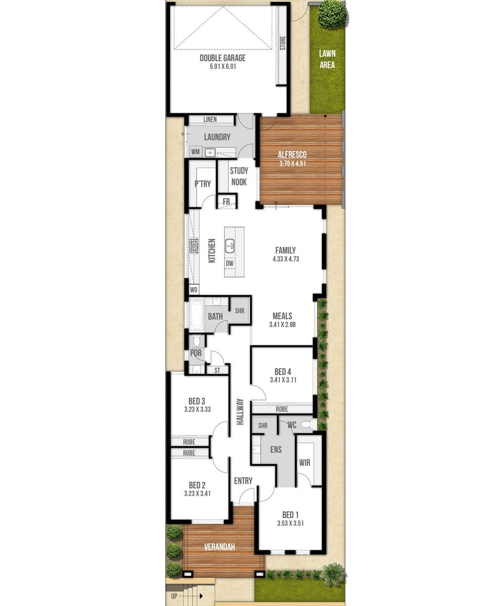 House Plans For Narrow Lots With Garage Plan 75553gb Narrow Lot Home 3 