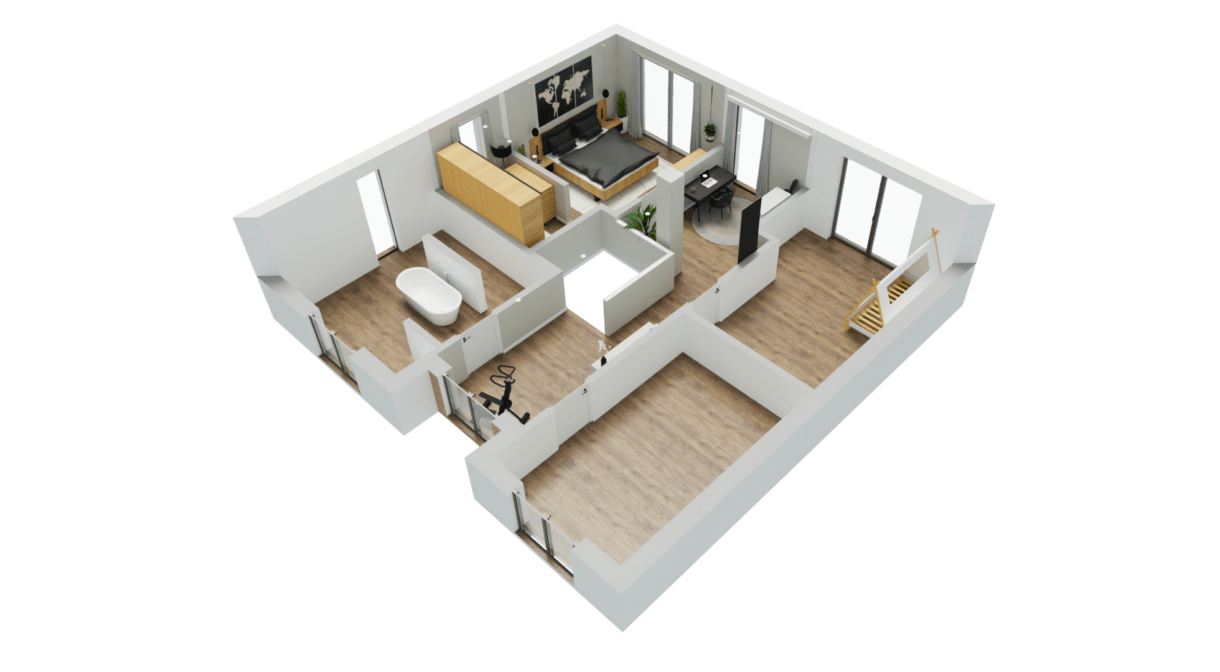 How To Customize 2 Story House Plans With A 3D Home Design Planner 