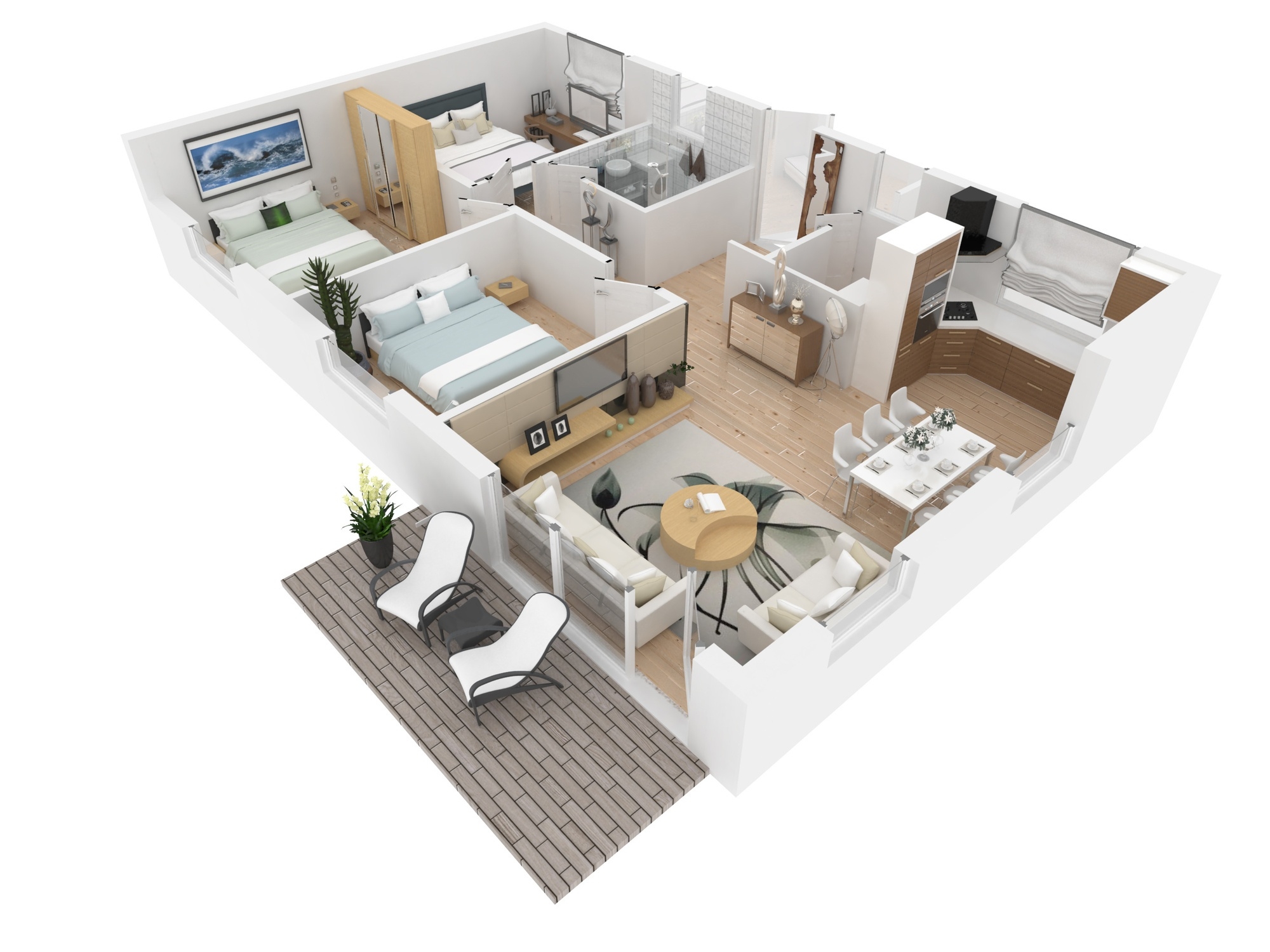 How To Use 3D Rendering Floor Plans To Impress Clients MyFancyHouse