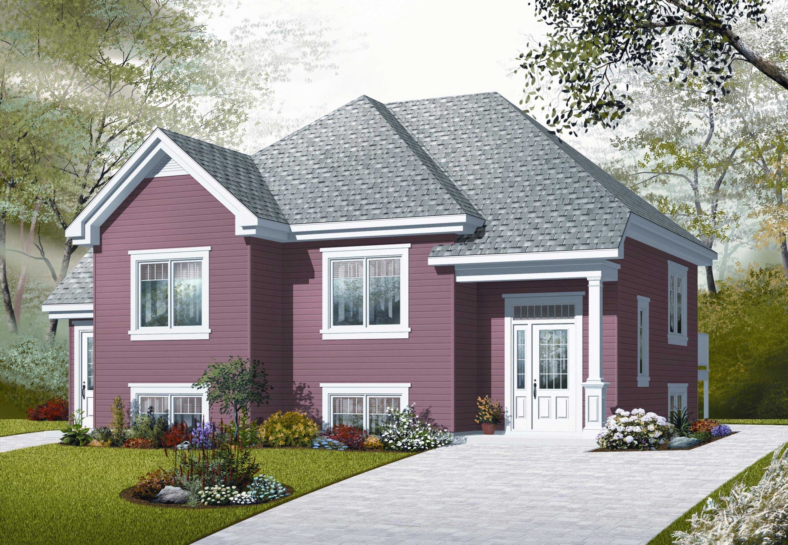 In Law Suite House Plan 4 Bedrms 2 Baths 2056 Sq Ft 126 1048