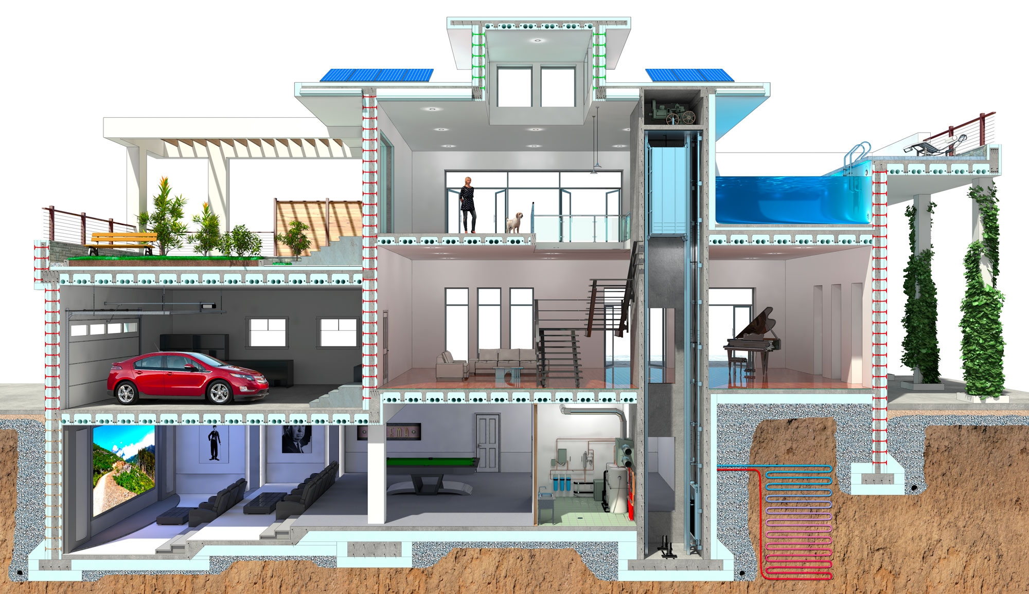 Insulated Concrete Form House Plans