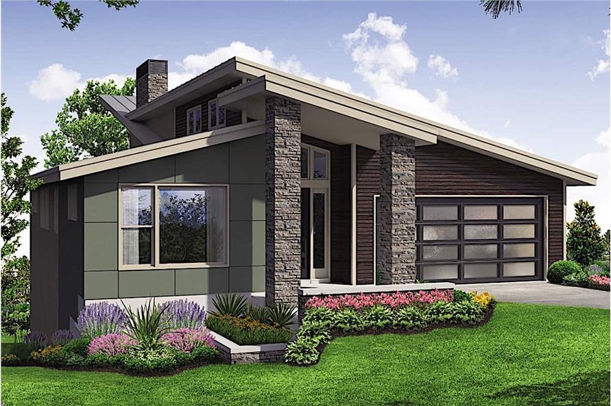 Mid Century Modern Home 4 Bedrms 3 Baths 2928 Sq Ft Plan 108 1923