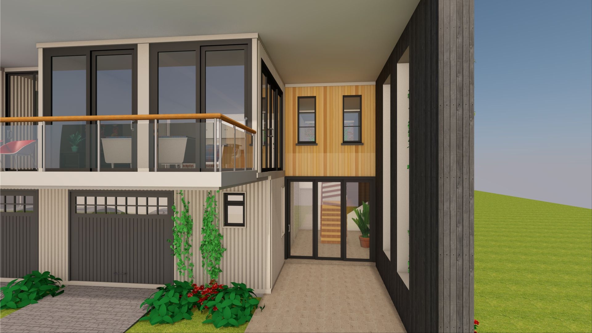 Modern Shipping Container 4 Bedroom House Design Floor Plan Sheltermode