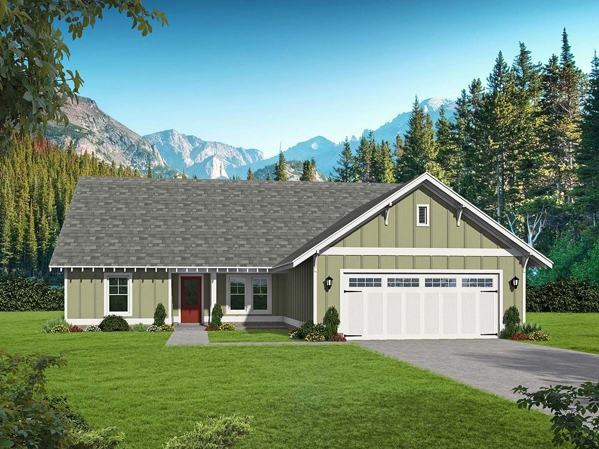 Plan 40826 Ranch Style With 3 Bed 3 Bath 2 Car Garage Ranch Style