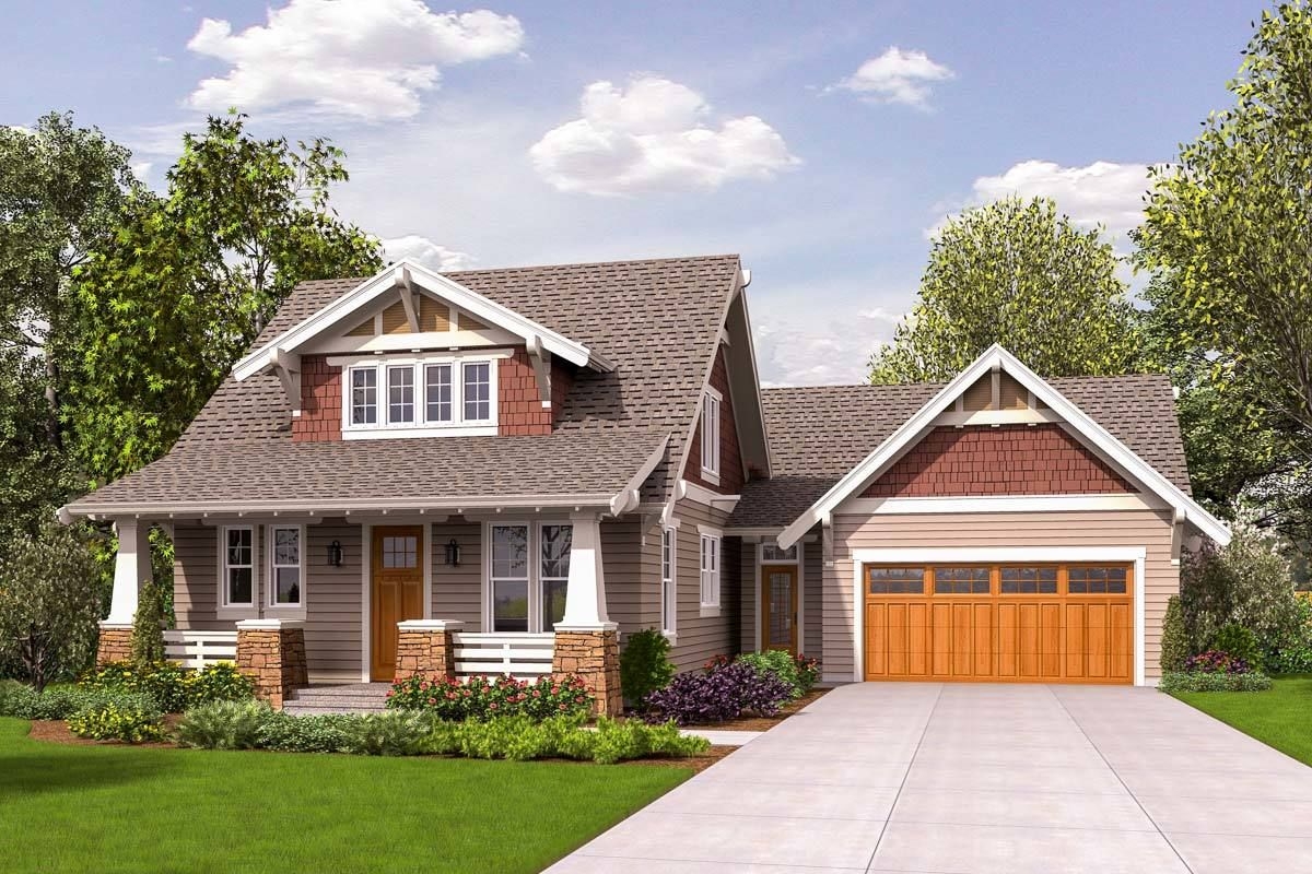 Plan 69655AM Craftsman Bungalow With Loft Craftsman Style House