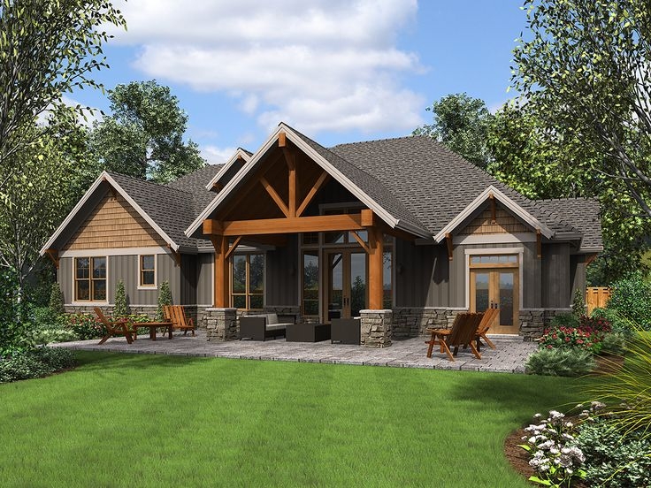 Plan 81231 Four Bedroom 3340 Sq Ft Craftsman House Plan 81232 At
