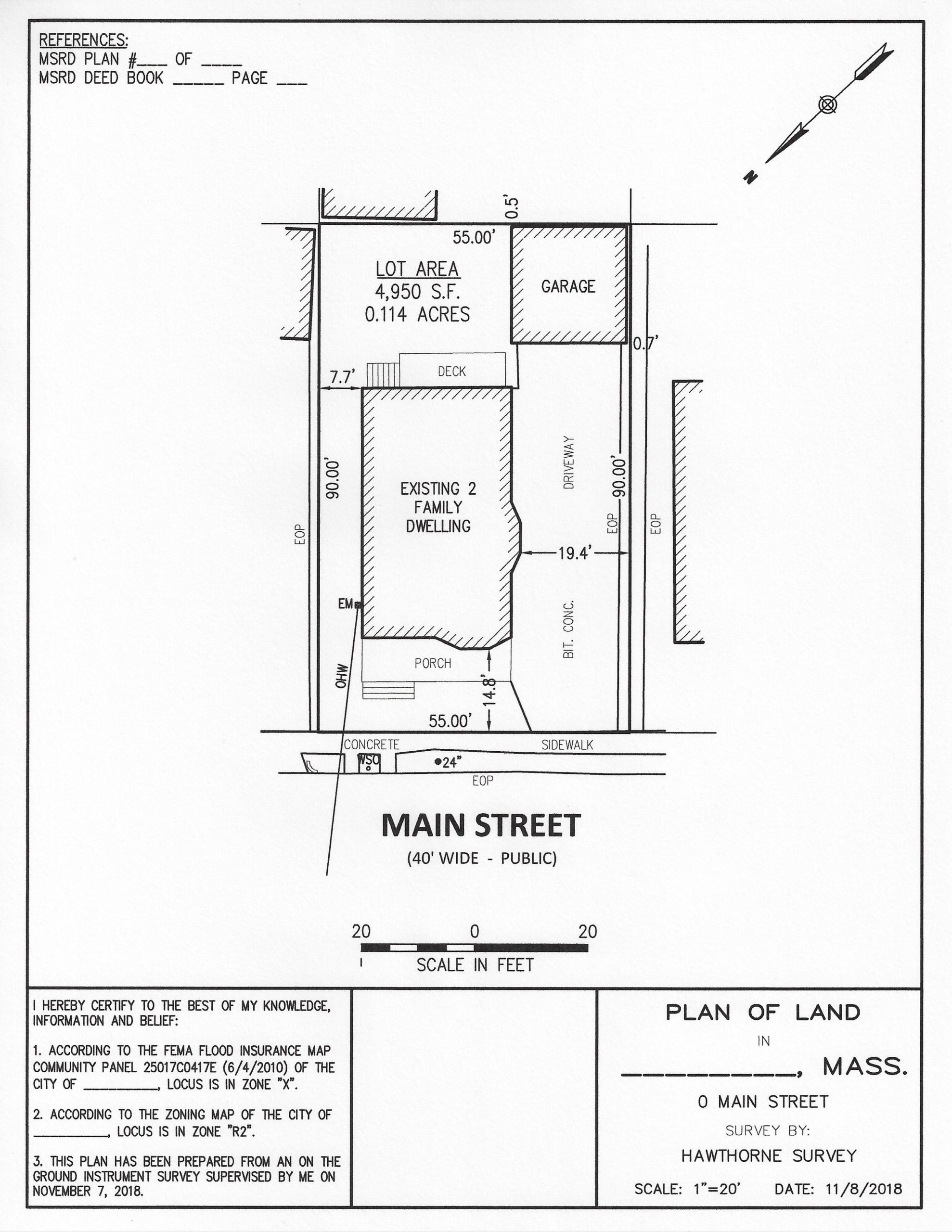 Plot Layout Plan Drawing