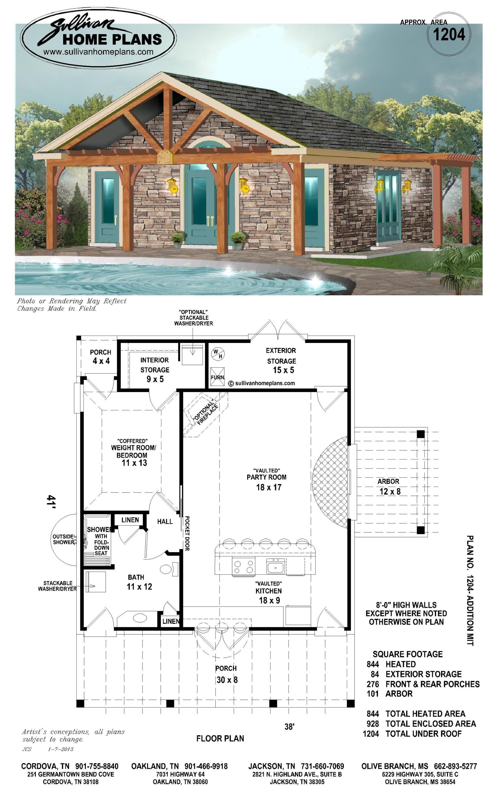 Pool House With Bathroom Plans House Plans