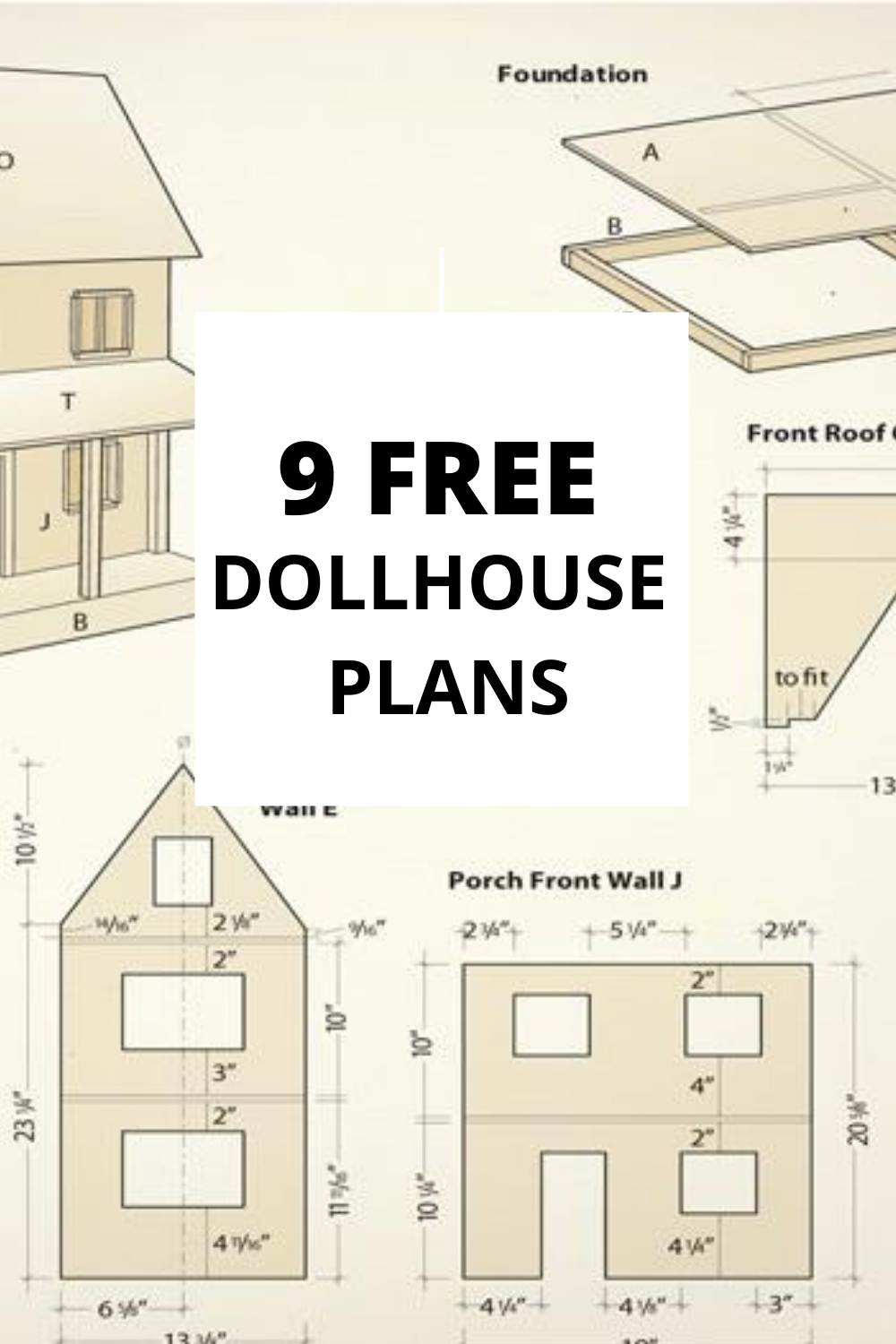 Printable Diy Dollhouse Plans Printable Calendars AT A GLANCE