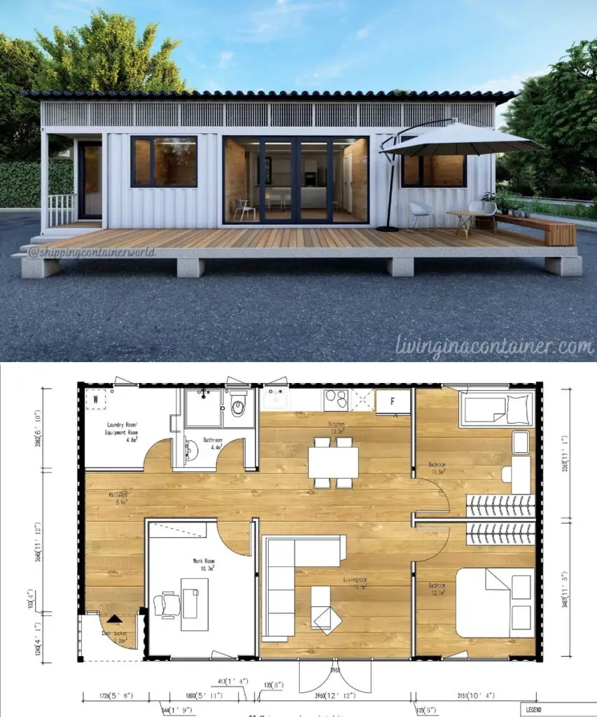 Shipping Container House Plans Making A Home With It Living In A