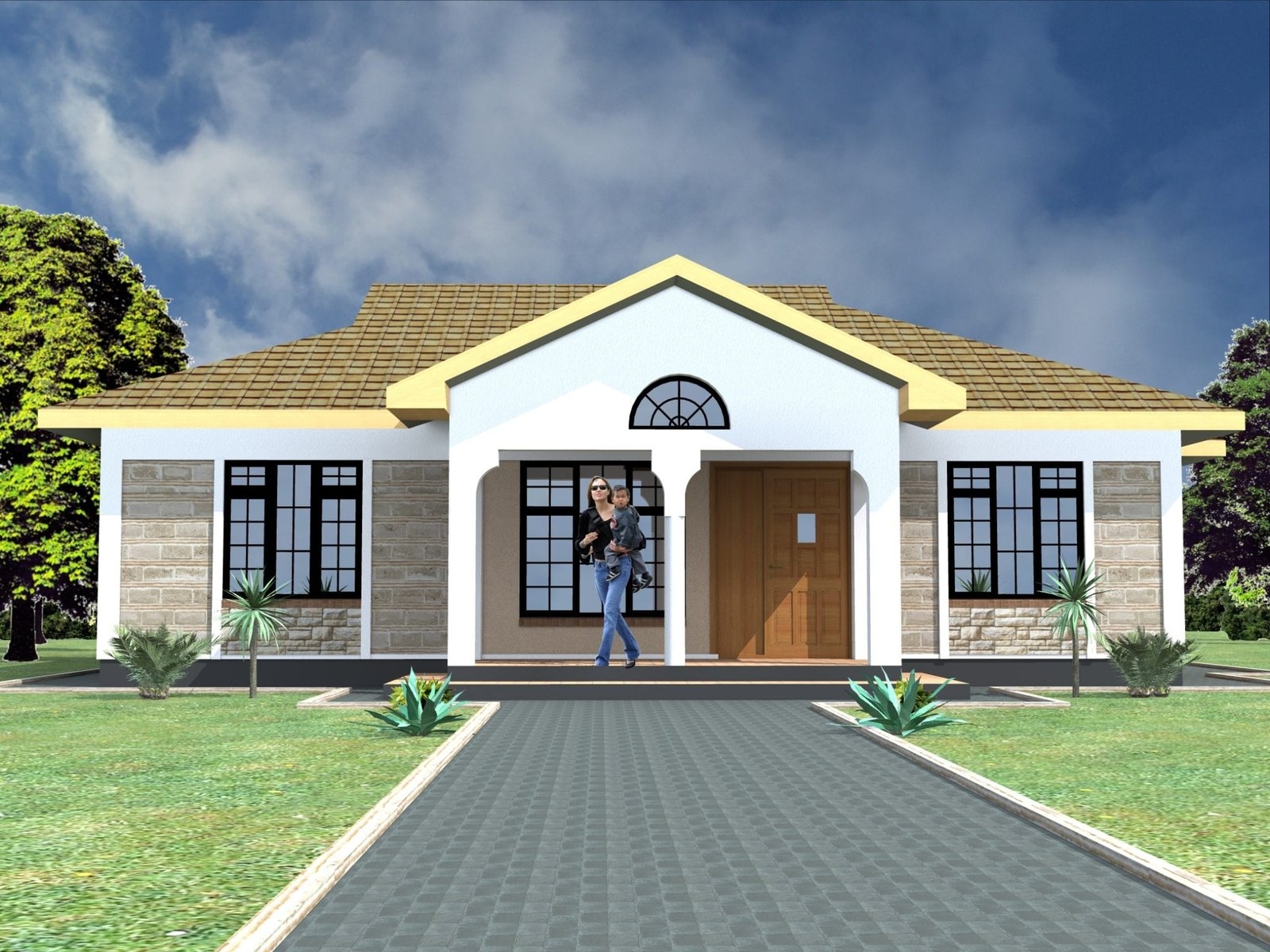 Simple 3 Bedroom House Plans Without Garage HPD Consult