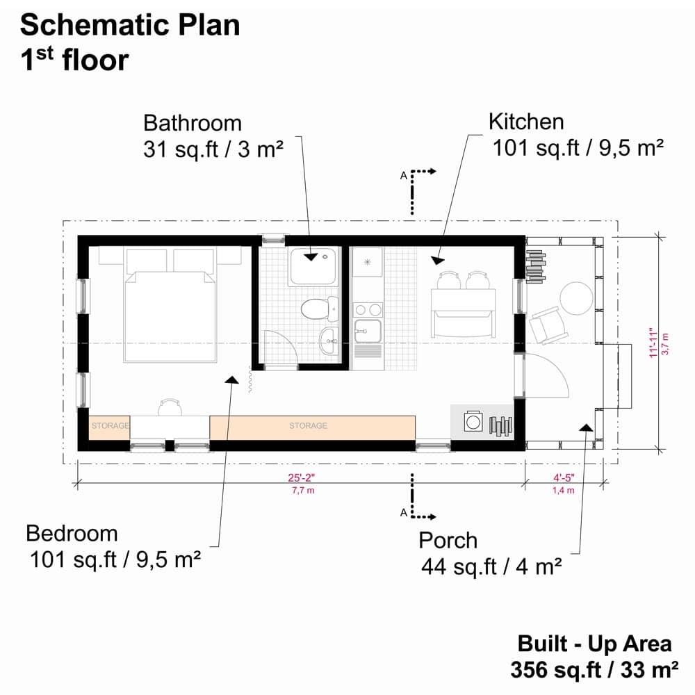 Simple One Bedroom House Plans 25 Floor Plan For 1 Bedroom House 