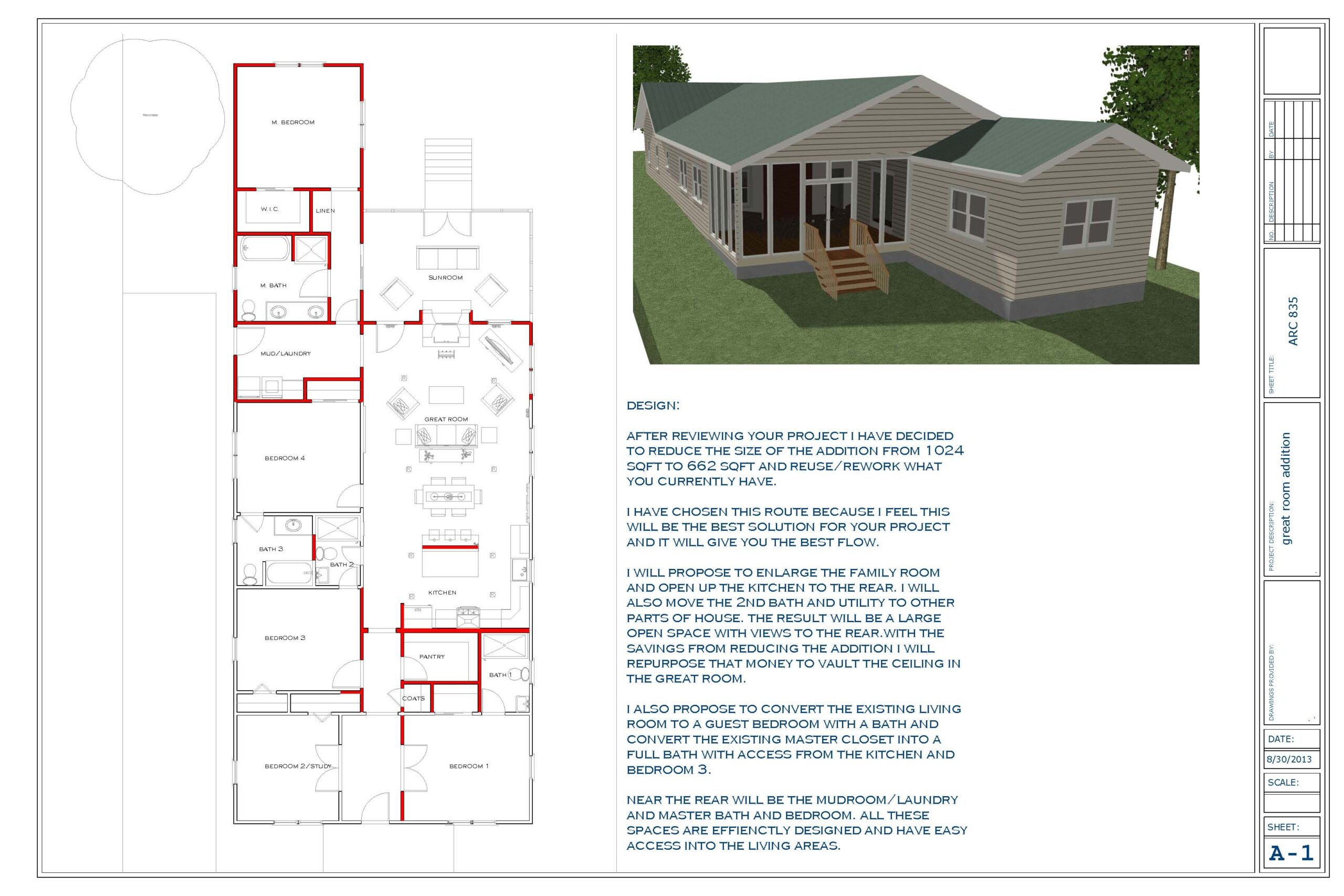 Simple Room Addition Blueprints Placement Home Building Plans 41319