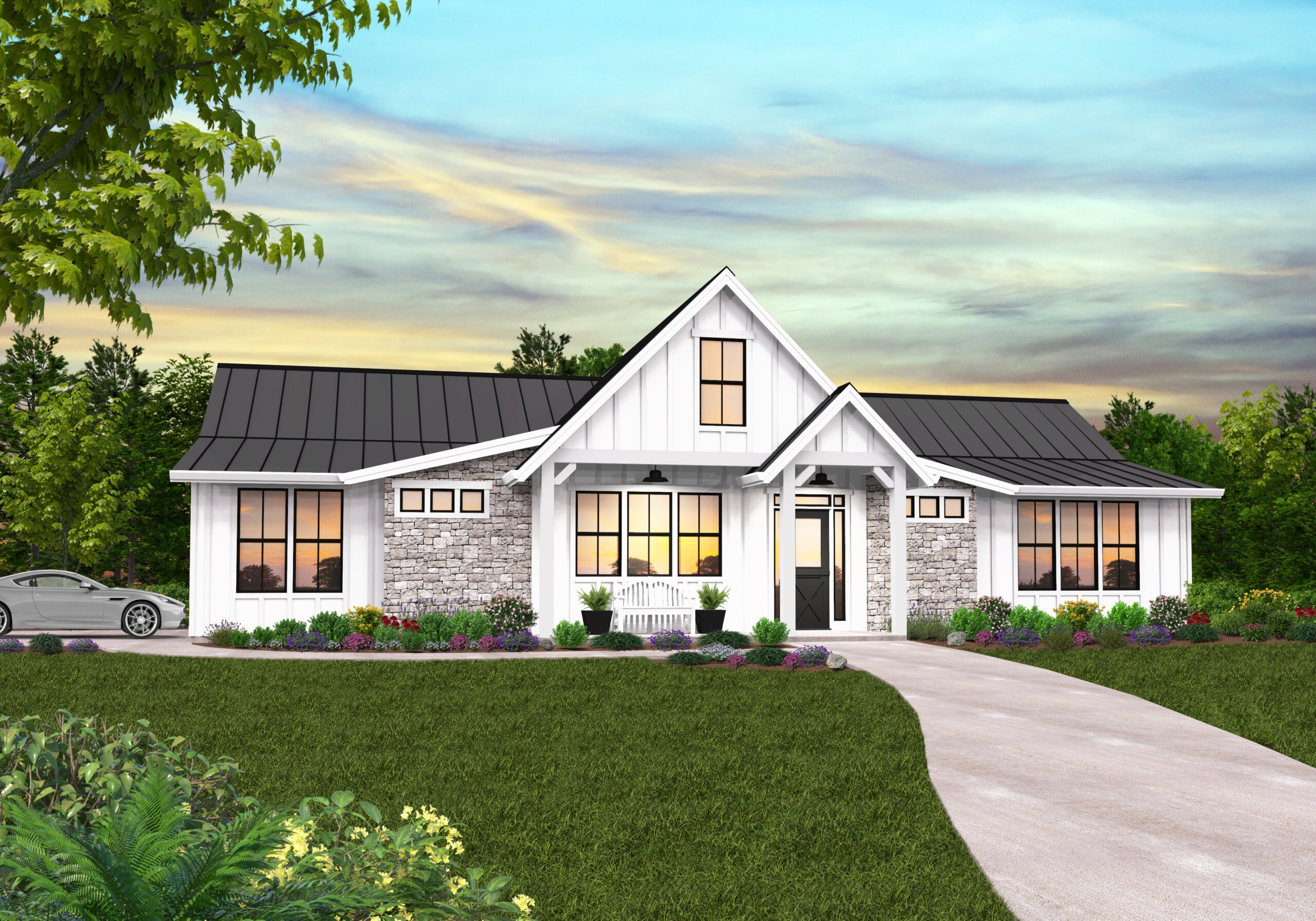 Single Story Country Home Floor Plans Floorplans click