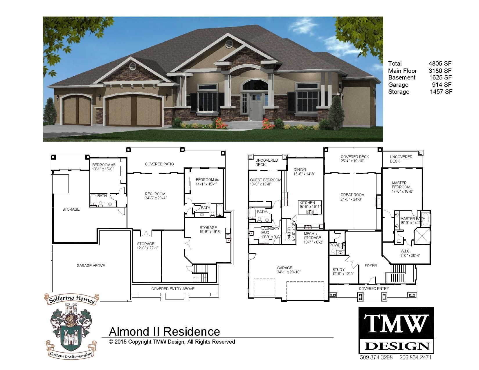 Single Story House Plans With Basements Beautiful House Plans With 