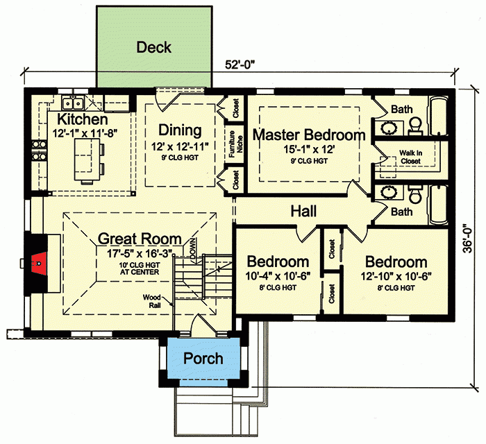 Split Level House Plan With Game Room 39299ST Architectural Designs 