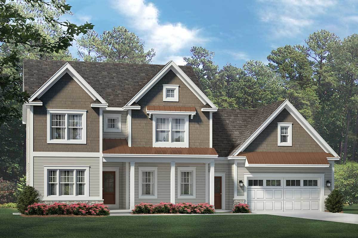 Stately 4 Bedroom Colonial House Plan 790039GLV Architectural